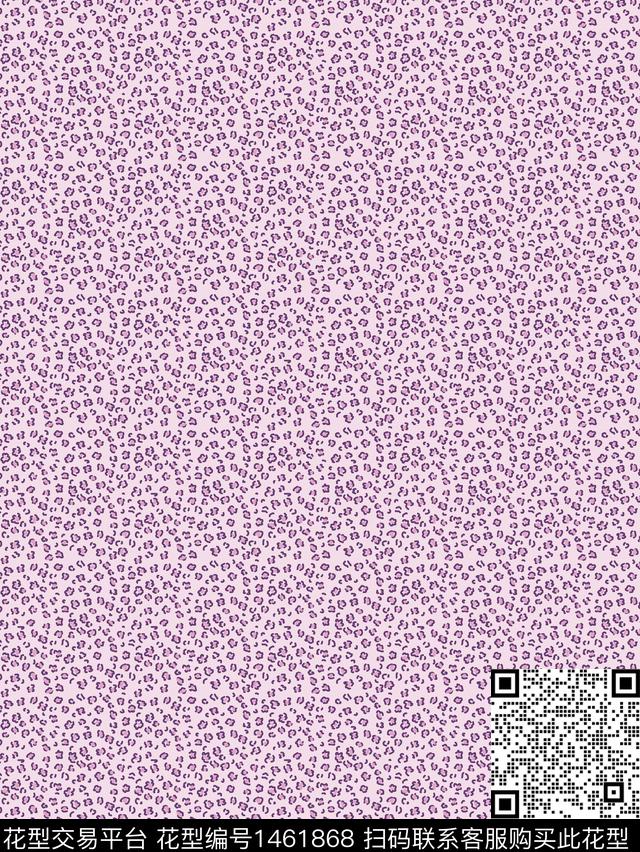 时尚动物纹小清新数码印花华亿平台下载（图片编号: 1461868） - 瓦栏（Walan）