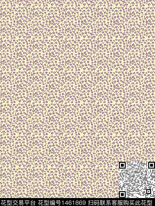 时尚动物纹小清新数码印花华亿平台下载（图片编号: 1461869） - 瓦栏（Walan）