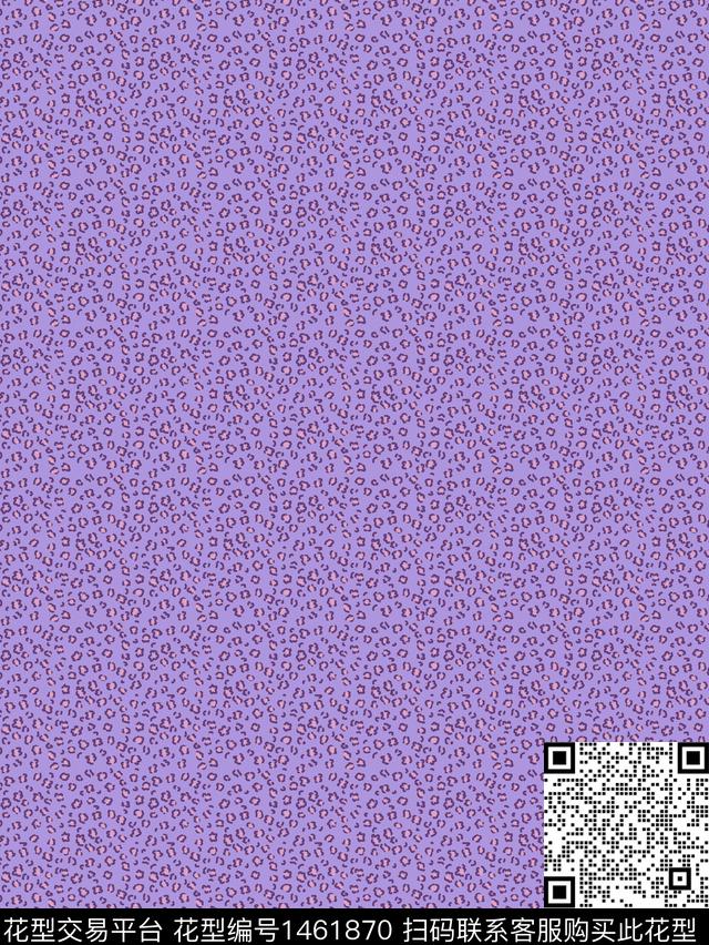 时尚动物纹小清新数码印花华亿平台下载（图片编号: 1461870） - 瓦栏（Walan）