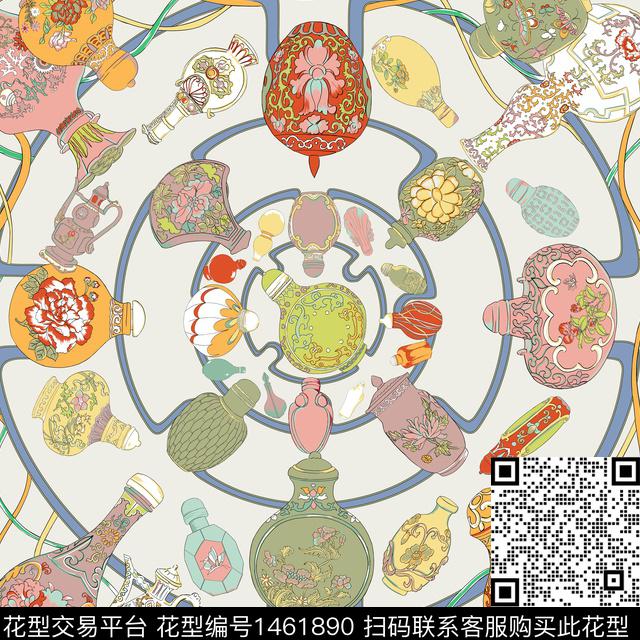 定位花数码印花华亿平台下载（图片编号: 1461890） - 瓦栏（Walan）