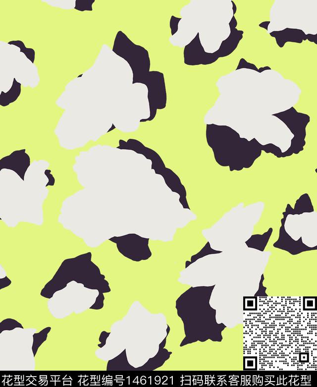 彩底花卉豹纹复古传统印花华亿平台下载（图片编号: 1461921） - 瓦栏（Walan）