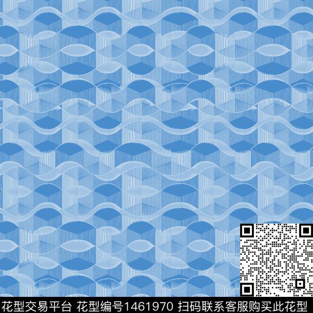 几何民族风条纹图案传统印花华亿平台下载（图片编号: 1461970） - 瓦栏（Walan）