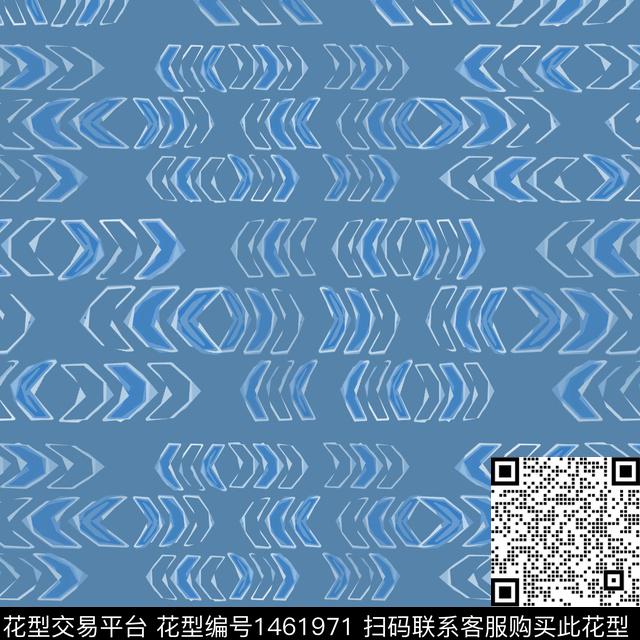 几何民族风条纹图案传统印花华亿平台下载（图片编号: 1461971） - 瓦栏（Walan）