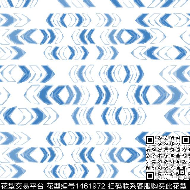 几何民族风条纹图案传统印花华亿平台下载（图片编号: 1461972） - 瓦栏（Walan）