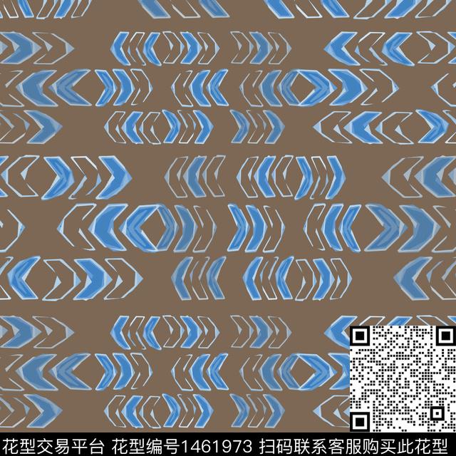 几何民族风条纹图案传统印花华亿平台下载（图片编号: 1461973） - 瓦栏（Walan）