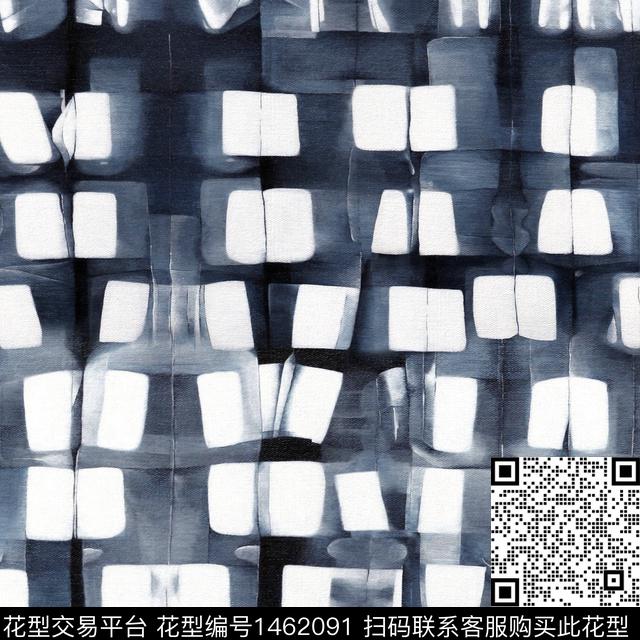 扎染华亿平台蓝印2022数码印花华亿平台下载（图片编号: 1462091） - 瓦栏（Walan）