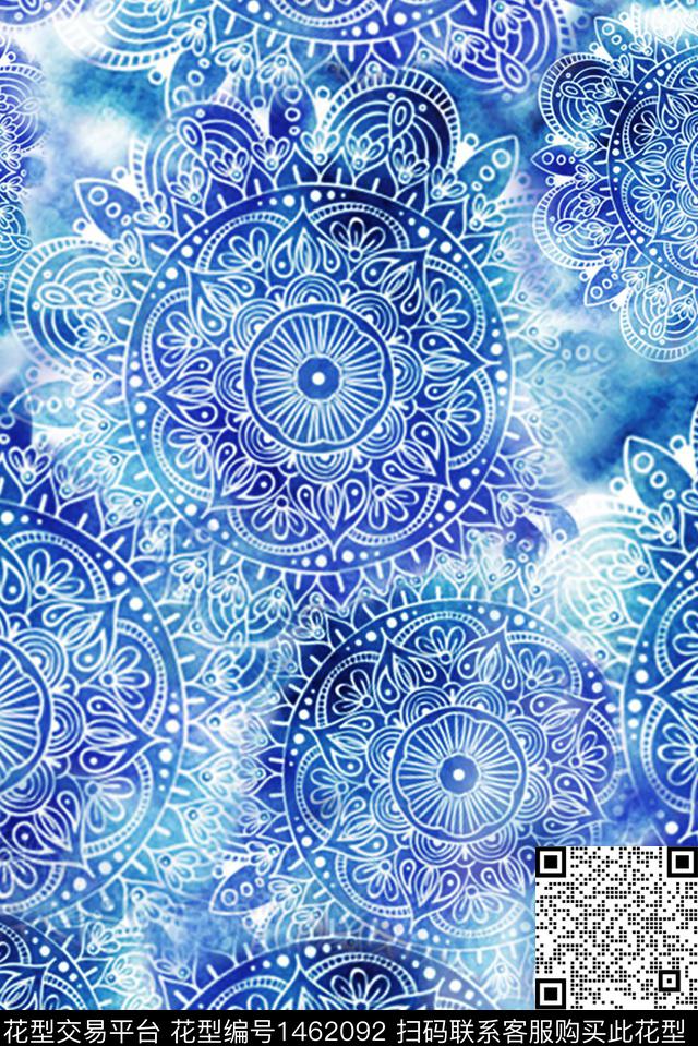 纹理单色花纹数码印花华亿平台下载（图片编号: 1462092） - 瓦栏（Walan）