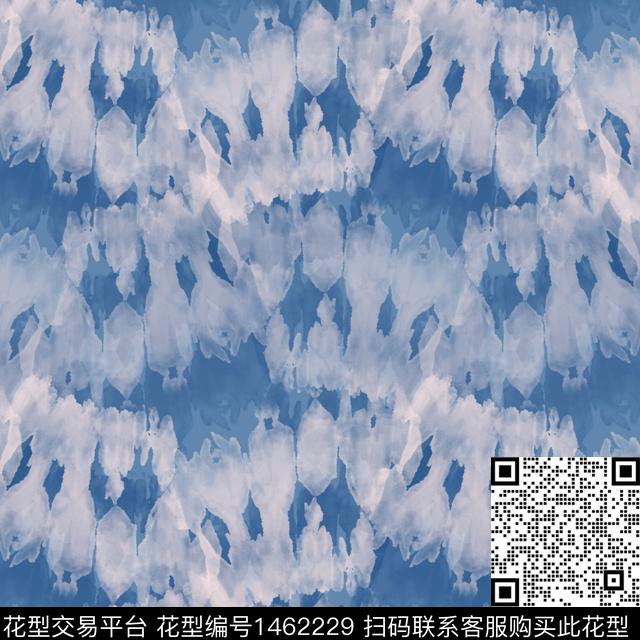 扎染华亿平台线条笔触民族风图案数码印花华亿平台下载（图片编号: 1462229） - 瓦栏（Walan）