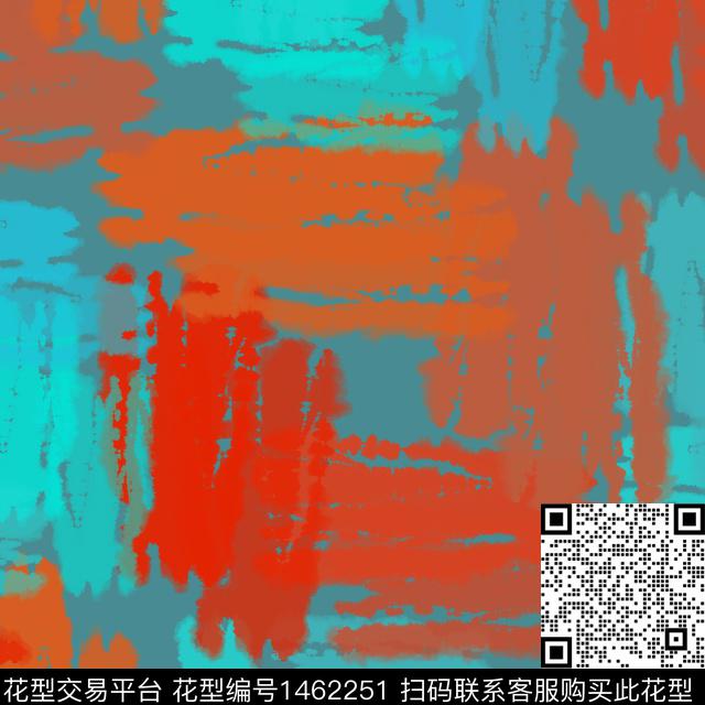 民族风扎染风格线条笔触数码印花华亿平台下载（图片编号: 1462251） - 瓦栏（Walan）