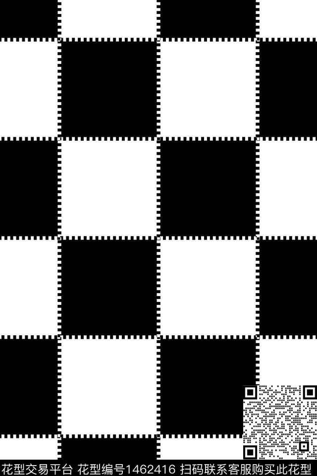 几何格子大牌风传统印花华亿平台下载（图片编号: 1462416） - 瓦栏（Walan）