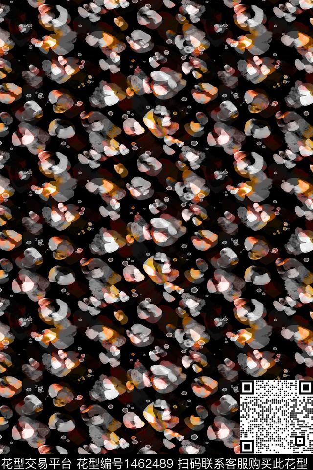 时尚豹纹真丝数码印花华亿平台下载（图片编号: 1462489） - 瓦栏（Walan）