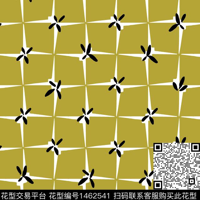 几何时尚简约传统印花华亿平台下载（图片编号: 1462541） - 瓦栏（Walan）