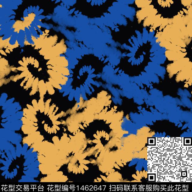 扎染华亿平台民族风图案佩斯利图案数码印花华亿平台下载（图片编号: 1462647） - 瓦栏（Walan）