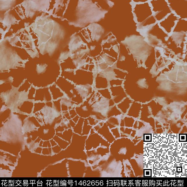 扎染华亿平台扎染风格民族风图案数码印花华亿平台下载（图片编号: 1462656） - 瓦栏（Walan）