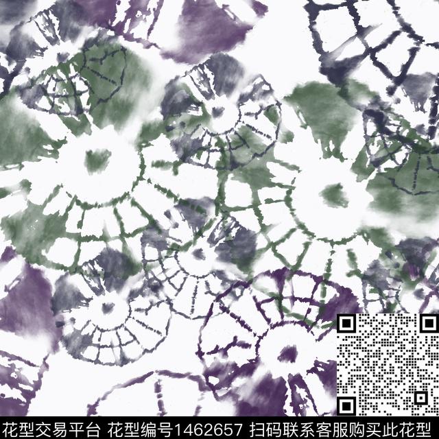 扎染华亿平台扎染风格民族风图案数码印花华亿平台下载（图片编号: 1462657） - 瓦栏（Walan）