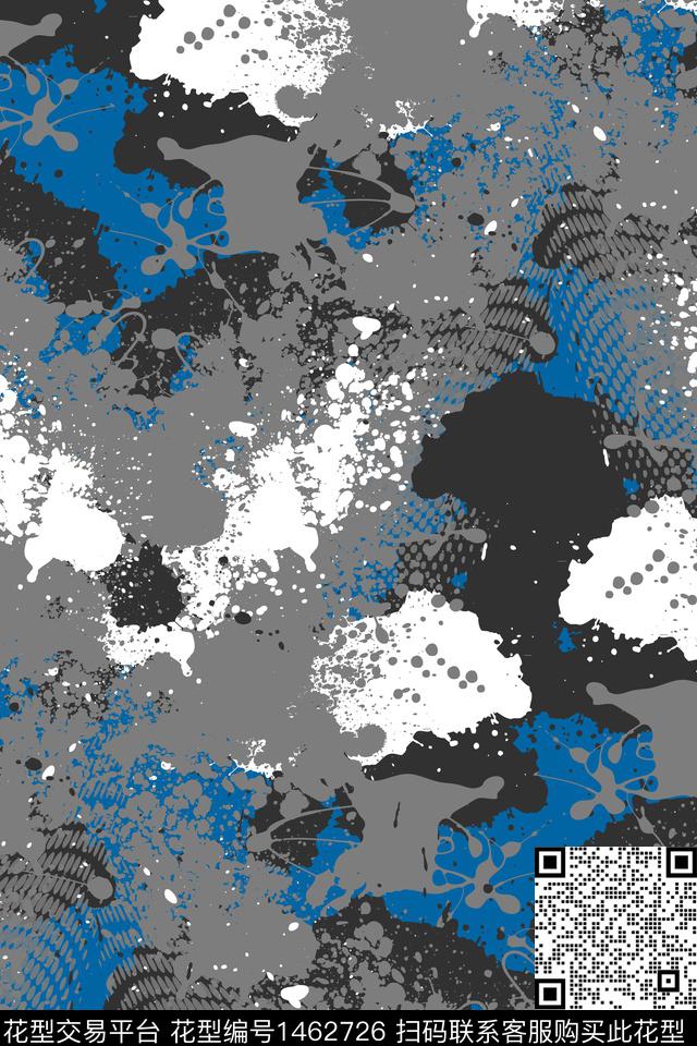 抽象男装户外家居服传统印花华亿平台下载（图片编号: 1462726） - 瓦栏（Walan）