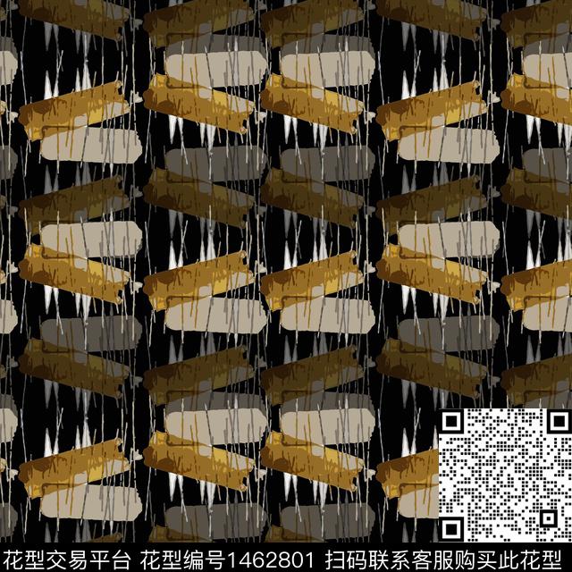 几何条纹图案线条笔触传统印花华亿平台下载（图片编号: 1462801） - 瓦栏（Walan）