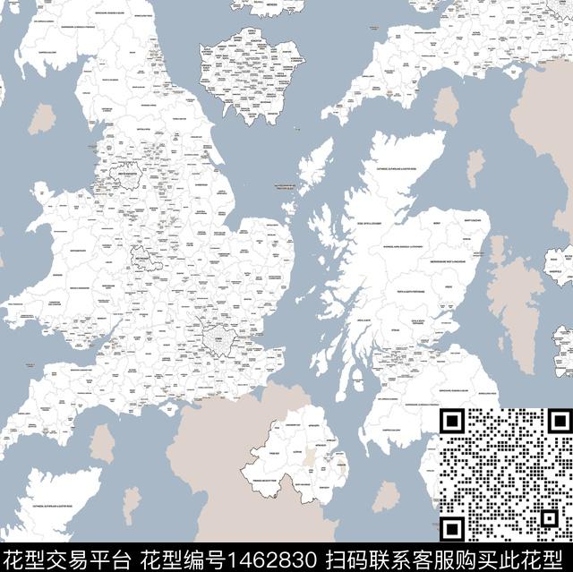 字母地图map数码印花华亿平台下载（图片编号: 1462830） - 瓦栏（Walan）