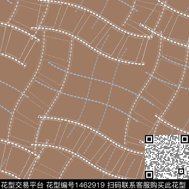 几何大牌风条纹传统印花华亿平台下载（图片编号: 1462919） - 瓦栏（Walan）