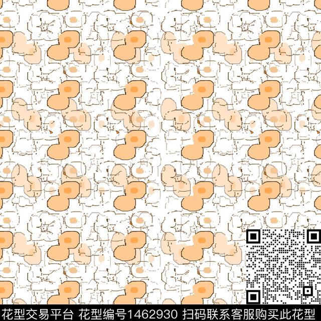 几何大牌风线条笔触传统印花华亿平台下载（图片编号: 1462930） - 瓦栏（Walan）