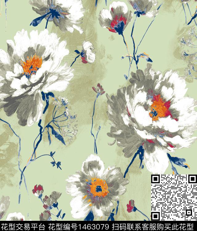 烂花华亿平台壁画大衣数码印花华亿平台下载（图片编号: 1463079） - 瓦栏（Walan）