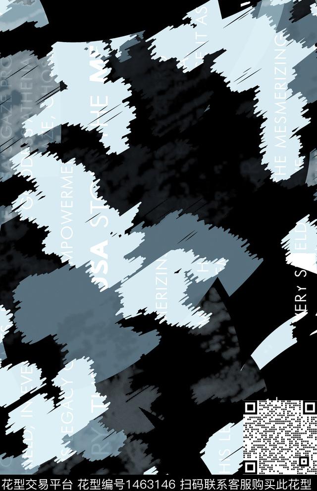 字母几何格子传统印花华亿平台下载（图片编号: 1463146） - 瓦栏（Walan）