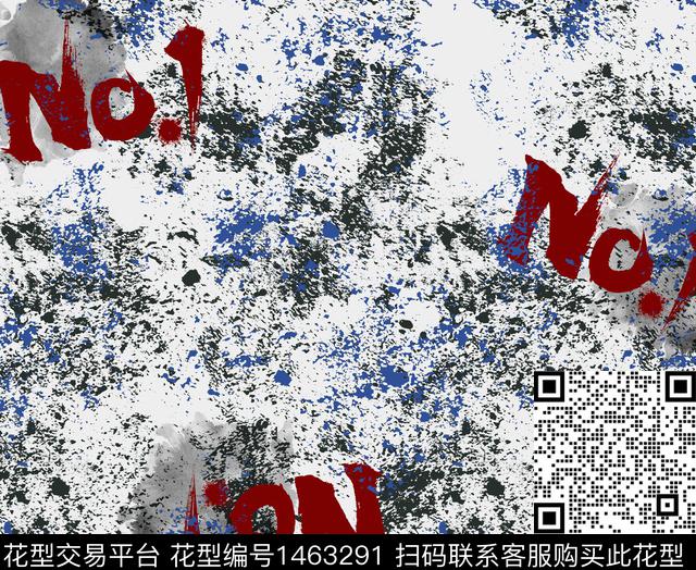 涂鸦肌理男装传统印花华亿平台下载（图片编号: 1463291） - 瓦栏（Walan）