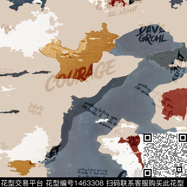 字母几何2022数码印花华亿平台下载（图片编号: 1463308） - 瓦栏（Walan）