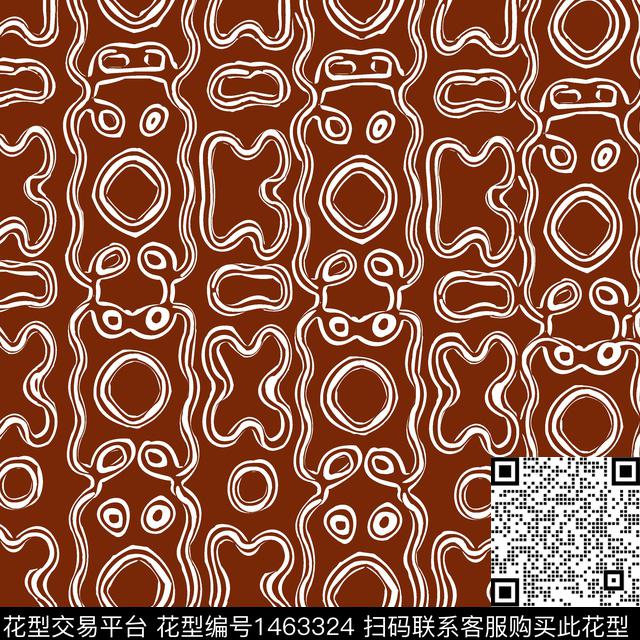 几何肌理男装传统印花华亿平台下载（图片编号: 1463324） - 瓦栏（Walan）