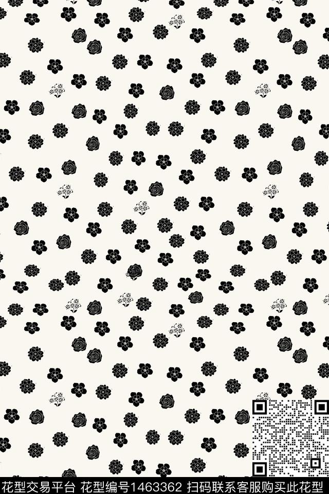 花卉小碎花数码印花华亿平台下载（图片编号: 1463362） - 瓦栏（Walan）