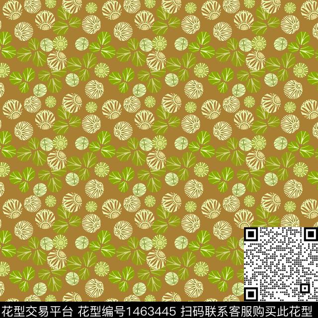 花卉大牌风小碎花传统印花华亿平台下载（图片编号: 1463445） - 瓦栏（Walan）