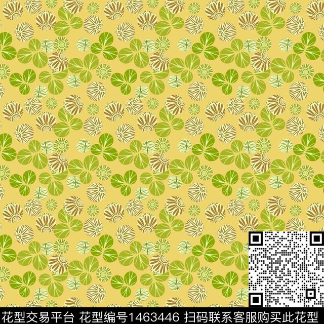 花卉大牌风小碎花传统印花华亿平台下载（图片编号: 1463446） - 瓦栏（Walan）