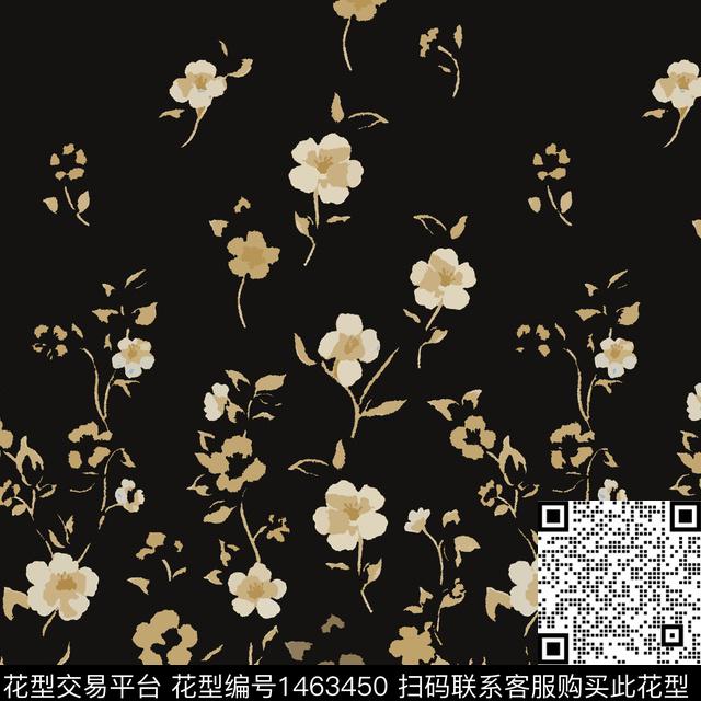 花卉大牌风小碎花传统印花华亿平台下载（图片编号: 1463450） - 瓦栏（Walan）