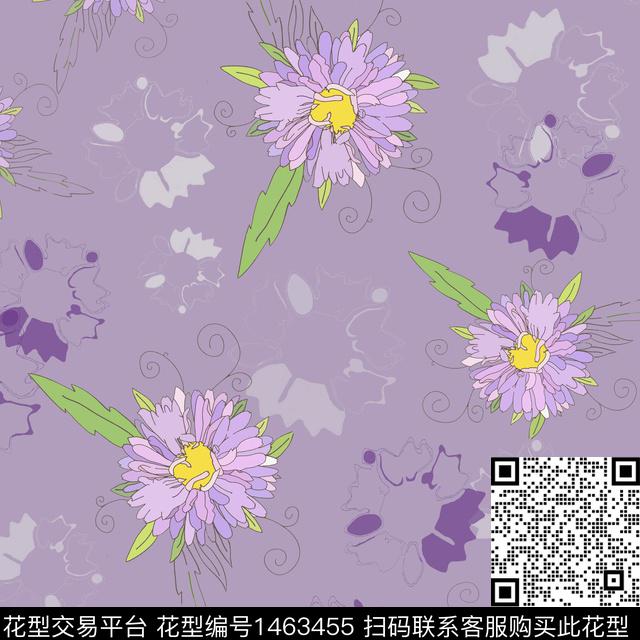 花卉大牌风小碎花传统印花华亿平台下载（图片编号: 1463455） - 瓦栏（Walan）