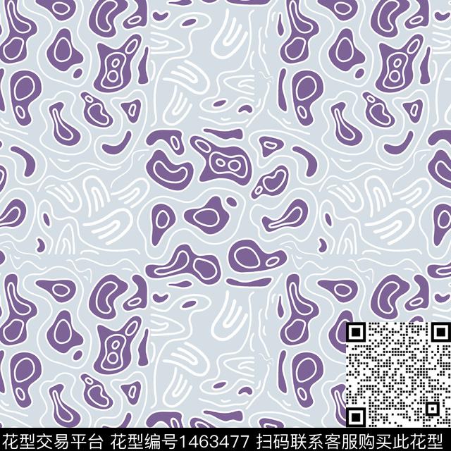 线条几何趣味拼贴传统印花华亿平台下载（图片编号: 1463477） - 瓦栏（Walan）