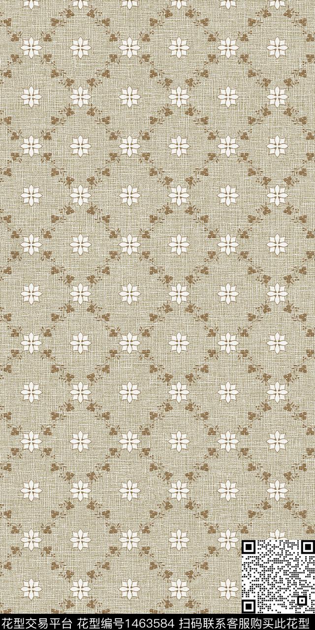 民族风纹理小碎花数码印花华亿平台下载（图片编号: 1463584） - 瓦栏（Walan）