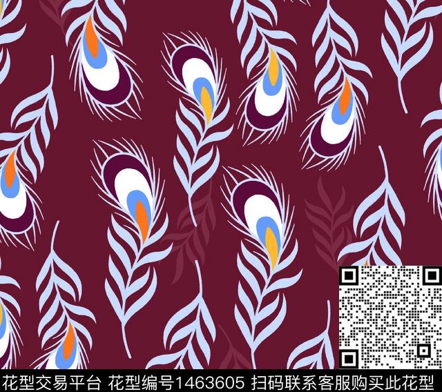 数码华亿平台女装花卉数码印花华亿平台下载（图片编号: 1463605） - 瓦栏（Walan）