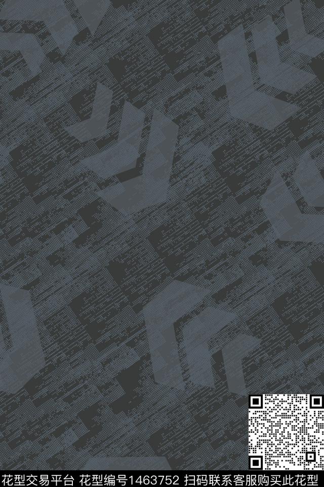 几何肌理纹理数码印花华亿平台下载（图片编号: 1463752） - 瓦栏（Walan）