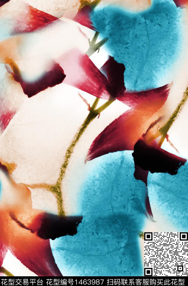 女装花卉传统华亿平台传统印花华亿平台下载（图片编号: 1463987） - 瓦栏（Walan）