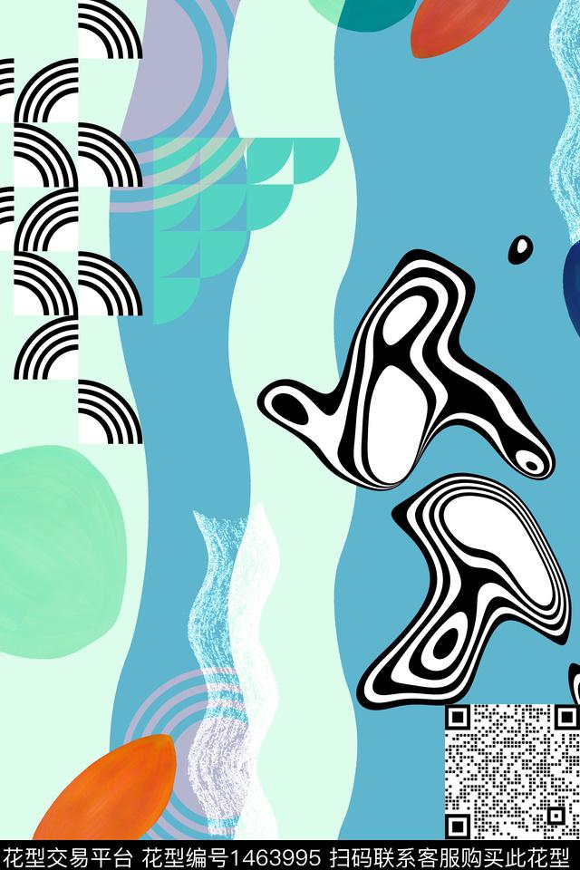 几何数码华亿平台运动服数码印花华亿平台下载（图片编号: 1463995） - 瓦栏（Walan）