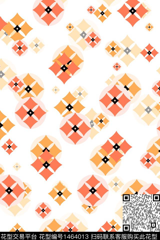 几何年轻女性大牌风传统印花华亿平台下载（图片编号: 1464013） - 瓦栏（Walan）