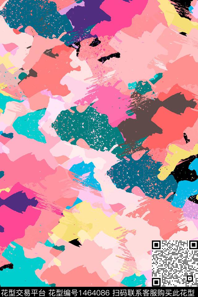 抽象男装家居服户外传统印花华亿平台下载（图片编号: 1464086） - 瓦栏（Walan）