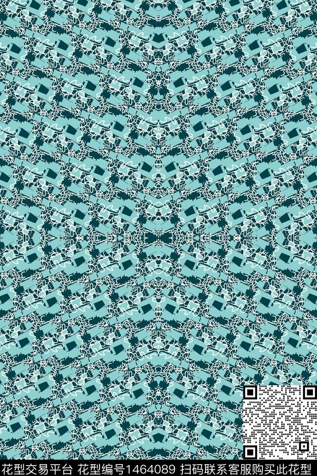 几何格子大牌风传统印花华亿平台下载（图片编号: 1464089） - 瓦栏（Walan）