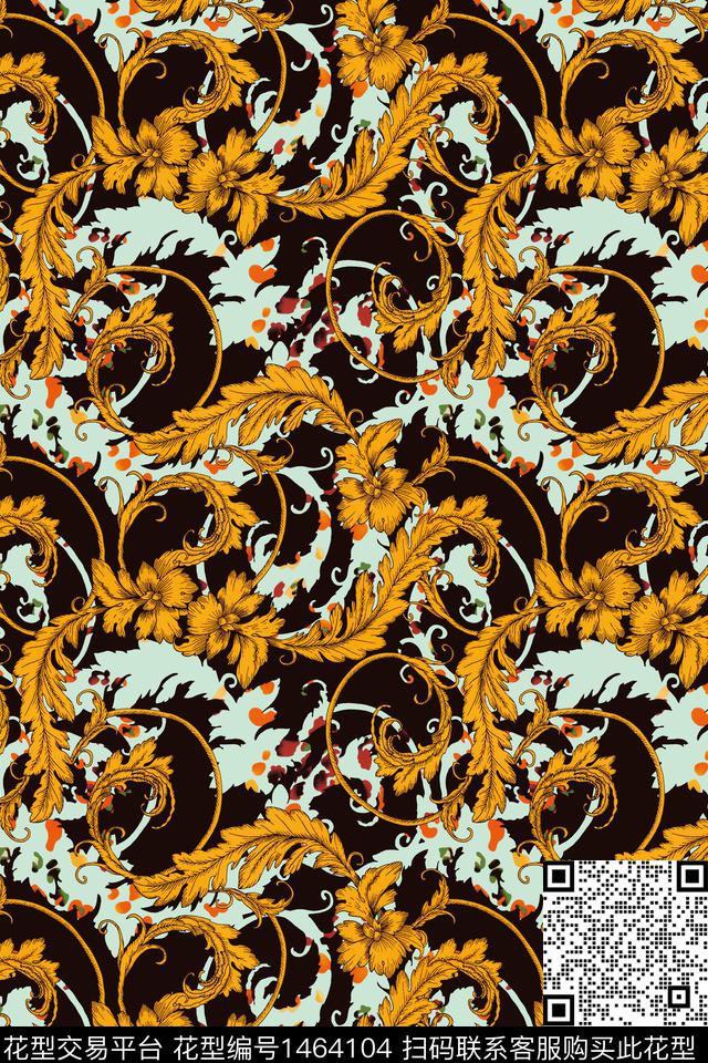 大牌风欧美中东传统印花华亿平台下载（图片编号: 1464104） - 瓦栏（Walan）