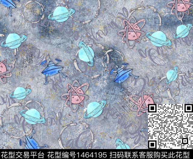 纹理休闲飞船数码印花华亿平台下载（图片编号: 1464195） - 瓦栏（Walan）