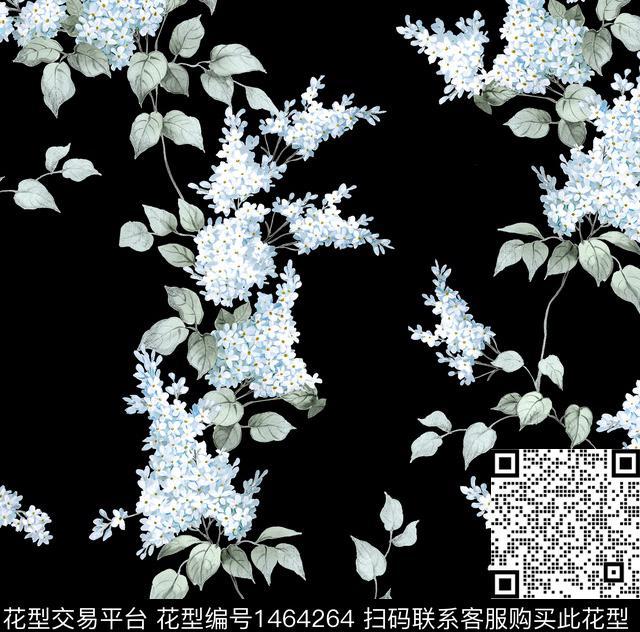 绿植树叶数码华亿平台花卉数码印花华亿平台下载（图片编号: 1464264） - 瓦栏（Walan）