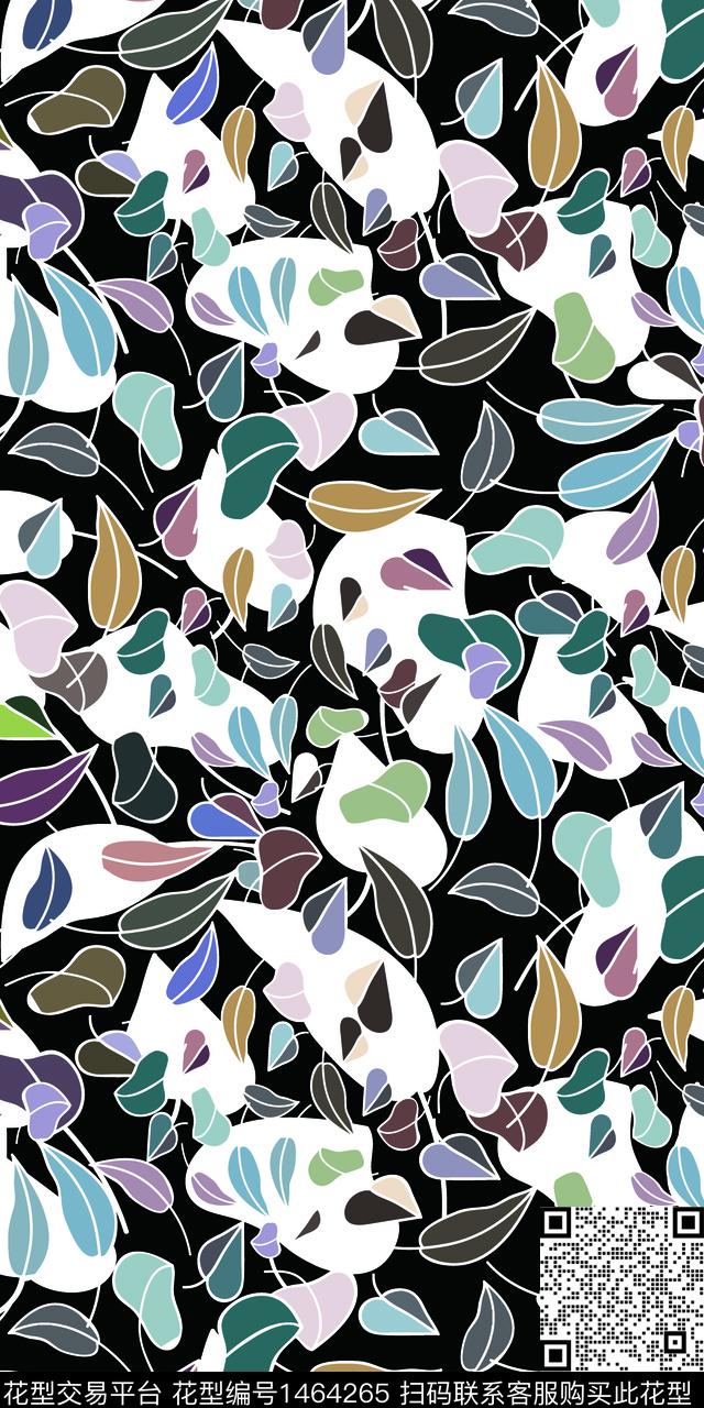 几何数码华亿平台花卉数码印花华亿平台下载（图片编号: 1464265） - 瓦栏（Walan）