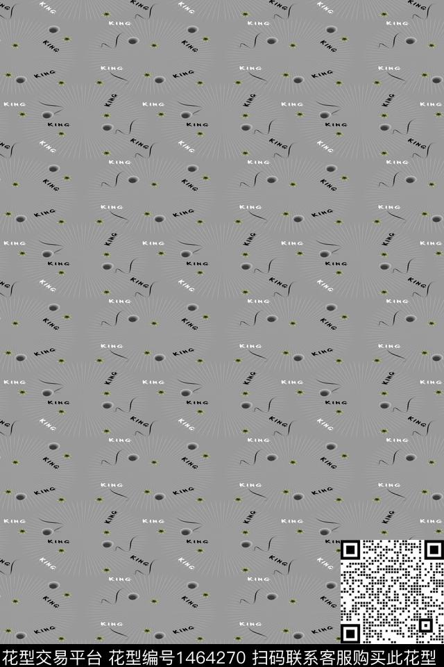 扎染华亿平台数码定位花男装传统印花华亿平台下载（图片编号: 1464270） - 瓦栏（Walan）