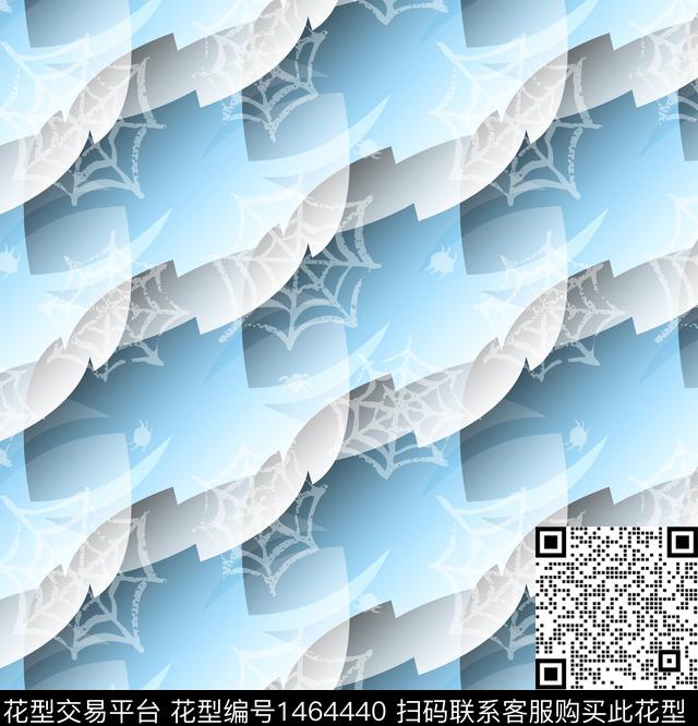 字母几何格子数码印花华亿平台下载（图片编号: 1464440） - 瓦栏（Walan）