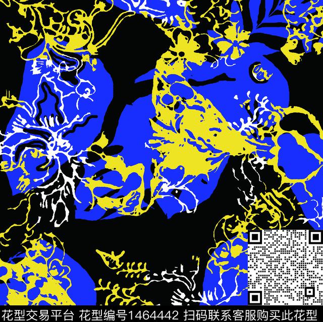 花卉数码印花华亿平台下载（图片编号: 1464442） - 瓦栏（Walan）